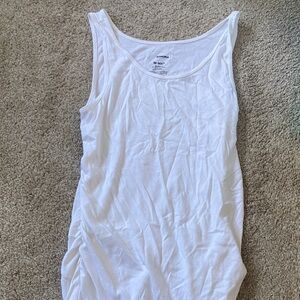 Sonoma Women's White Maternity Tank Top
